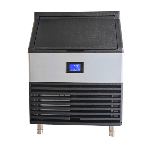 Commercial Cube Ice Machine 100kg/24h Electric Fast Square Ice for Household and Hotel Use