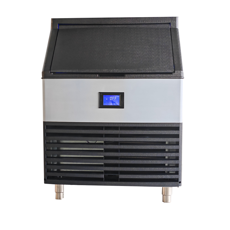 Commercial Cube Ice Machine 100kg/24h Electric Fast Square Ice for Household and Hotel Use