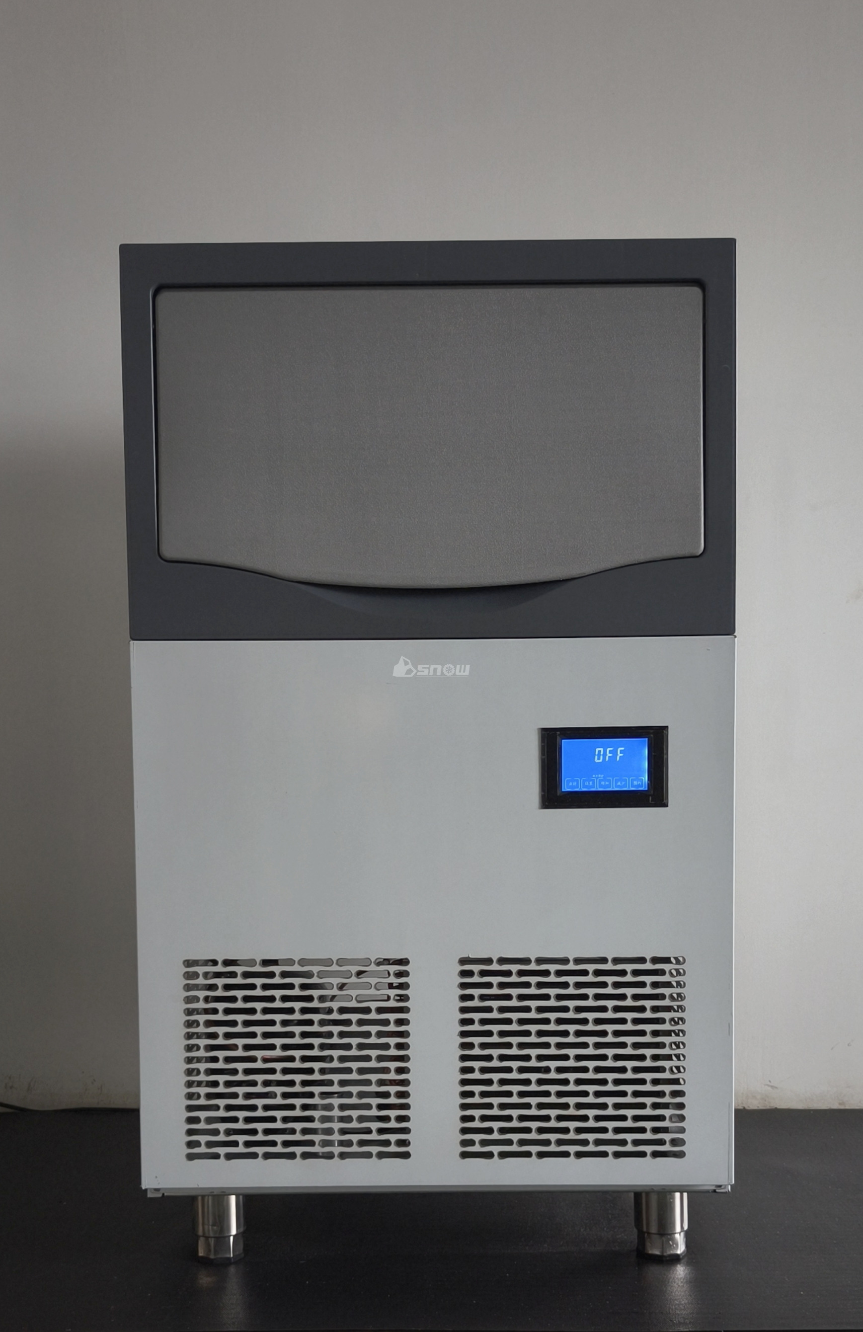 Simple Operation Crash Ice Machine Factory Manufacturing Ice Maker Machine 60kg Snowflake Granular Ice Machine