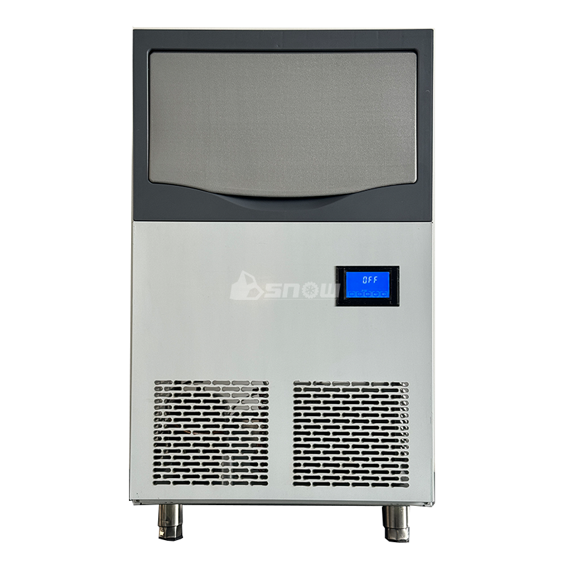 Simple Operation Crash Ice Machine Factory Manufacturing Ice Maker Machine 60kg Snowflake Granular Ice Machine