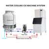 Commercial Ice Maker 150kg/24H Stainless Steel Split Air Restaurant Ice Machines Cube Ice Making For Retail