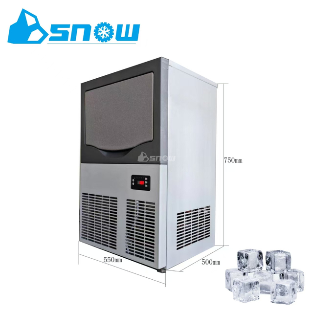 Commercial Cube Ice Machine 40kg/24h Electric Fast Square Ice for Household and Hotel Use