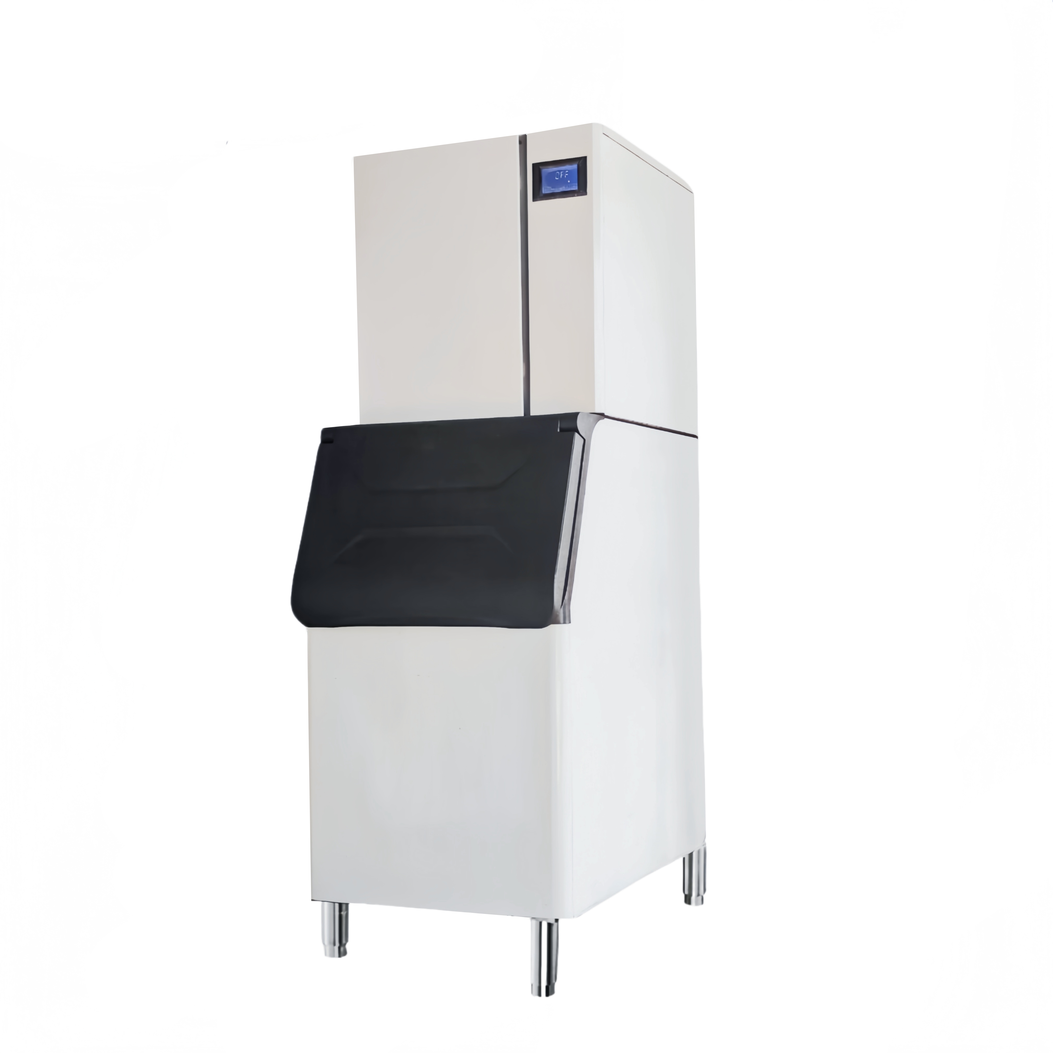 Commercial Ice Maker 150kg/24H Stainless Steel Split Air Restaurant Ice Machines Cube Ice Making For Retail