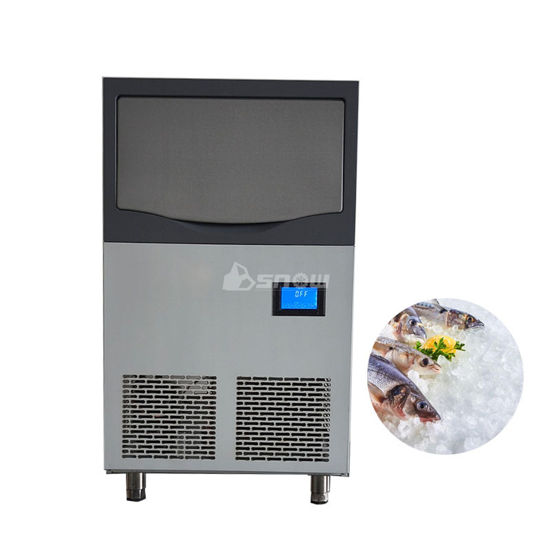 Simple Operation Crash Ice Machine Factory Manufacturing Ice Maker Machine 60kg Snowflake Granular Ice Machine